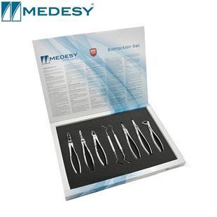 Набор хирургический 2515/SET8, 6 щипцов + 2 элеватора, Medesy