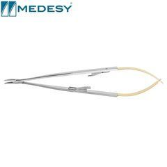 Голкотримач Castroviejo 2000/DТС carbide, вигнутий, 180 мм, Medesy